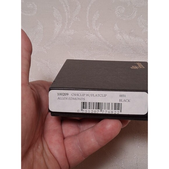 Allen Edmonds Money Clip Wallet Mens Brown Chili Leather Made in USA 1010209 - Picture 7 of 7